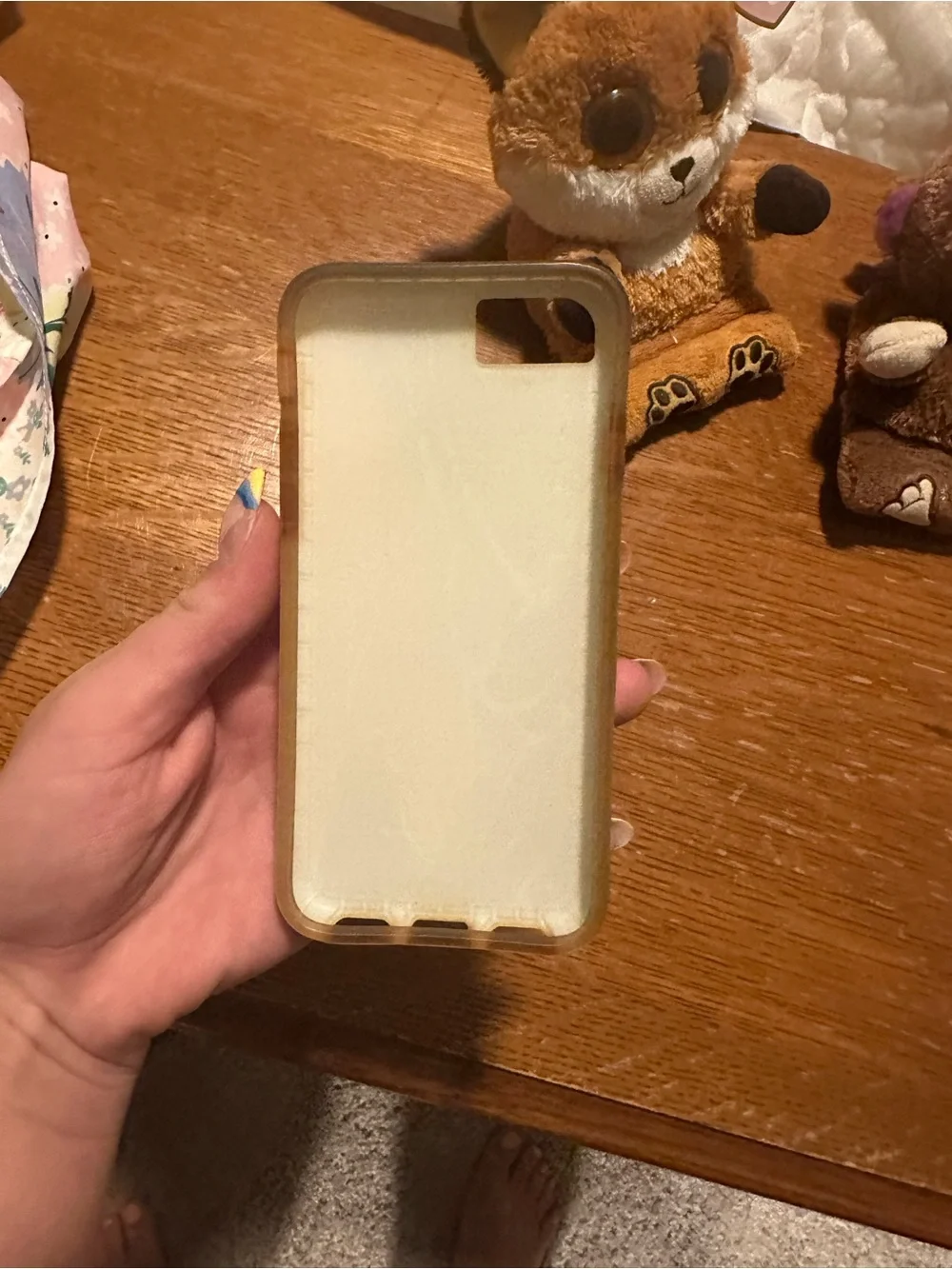 Abstract Blue Pink Marble Phone Case - Unbranded